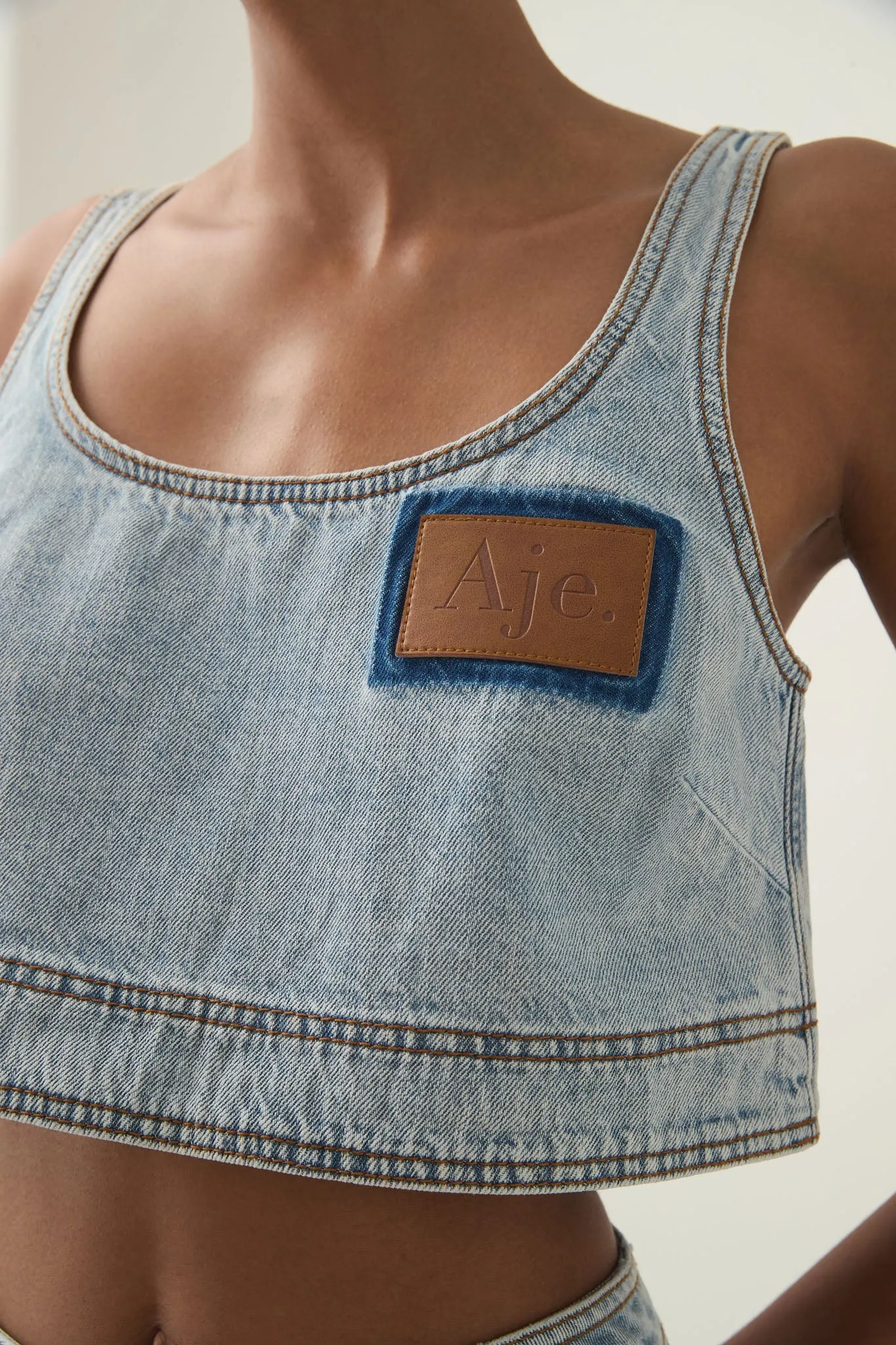 Aura Denim Top