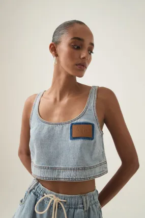 Aura Denim Top