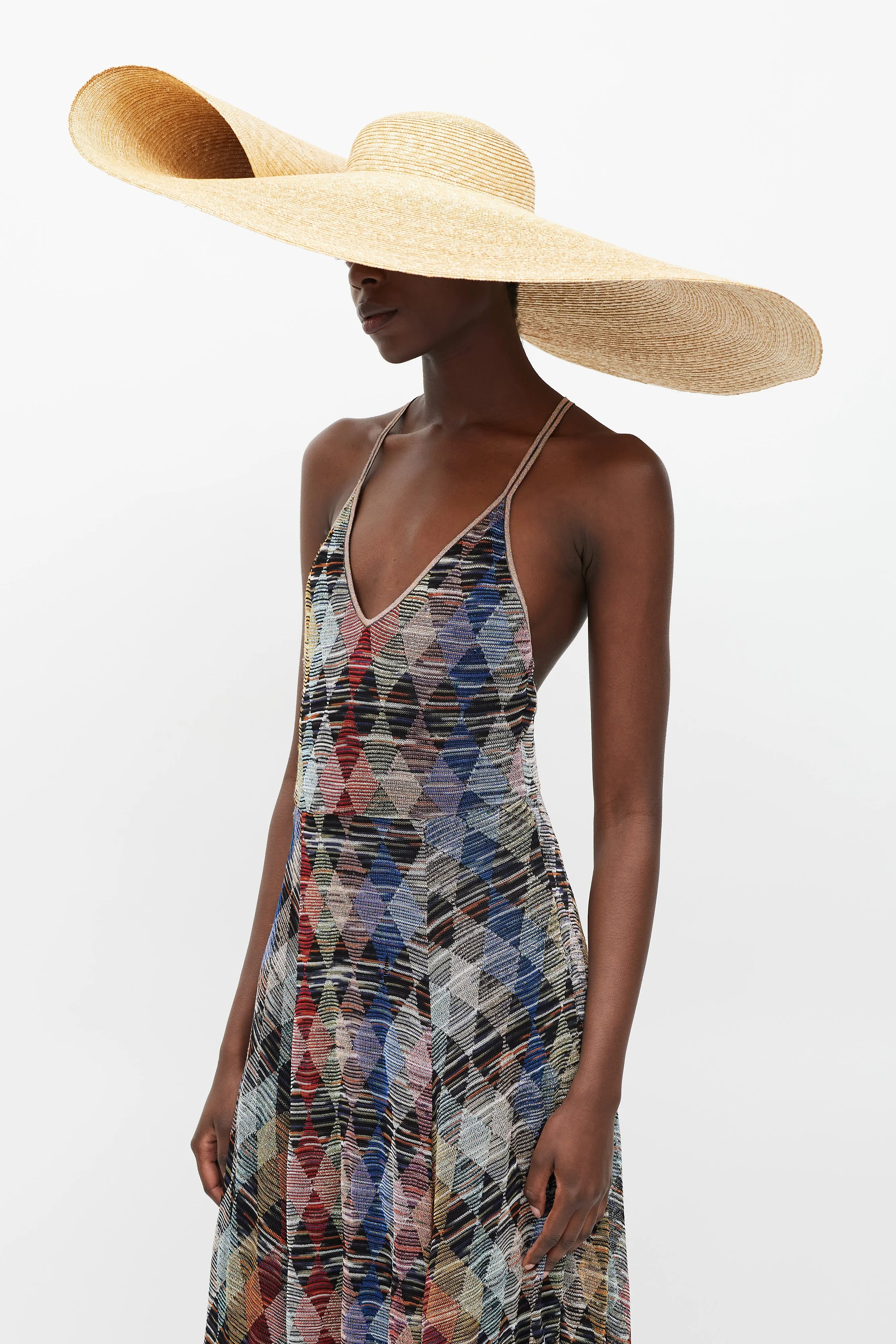 Beige Le Raphia Le Chapeau Bomba Hat