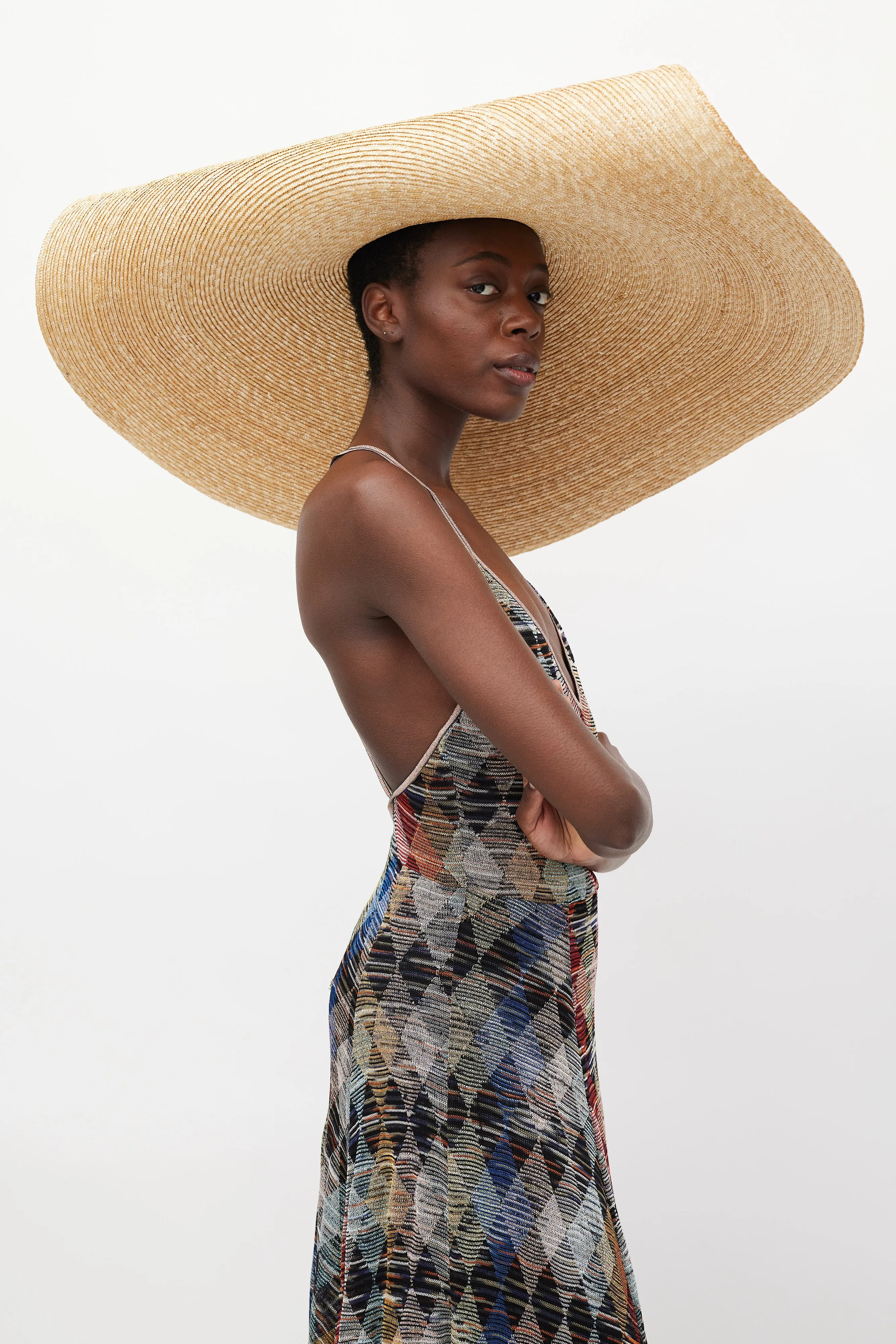 Beige Le Raphia Le Chapeau Bomba Hat
