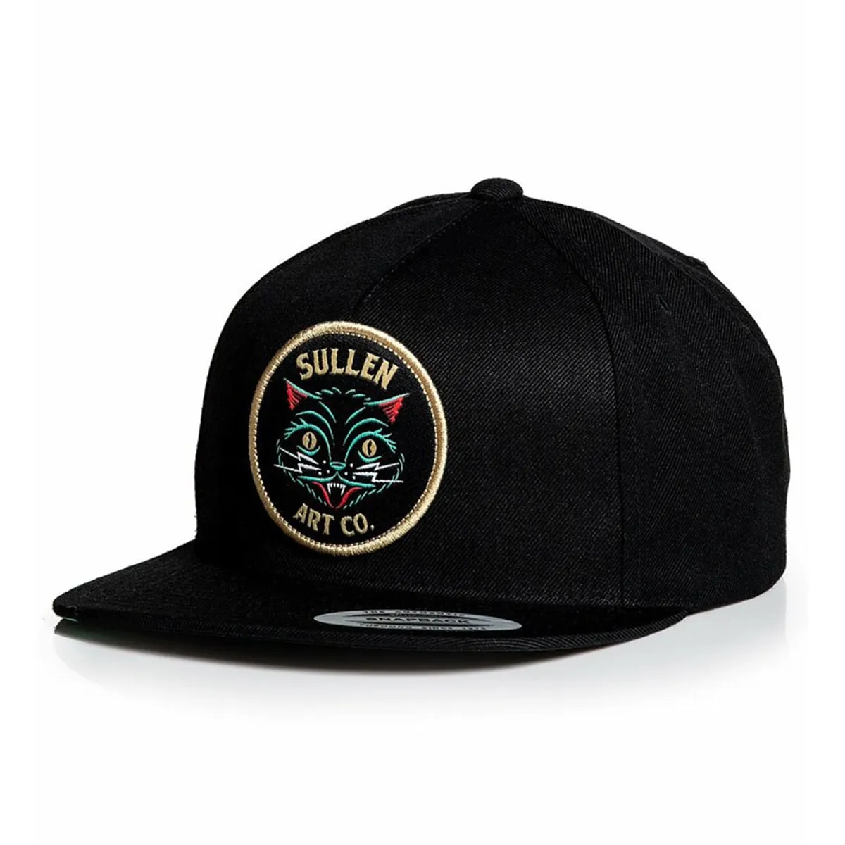 Black Cat Snapback Cap