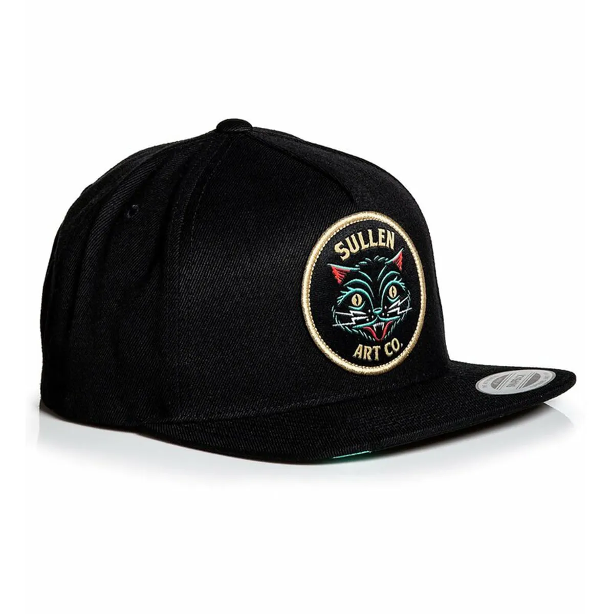 Black Cat Snapback Cap