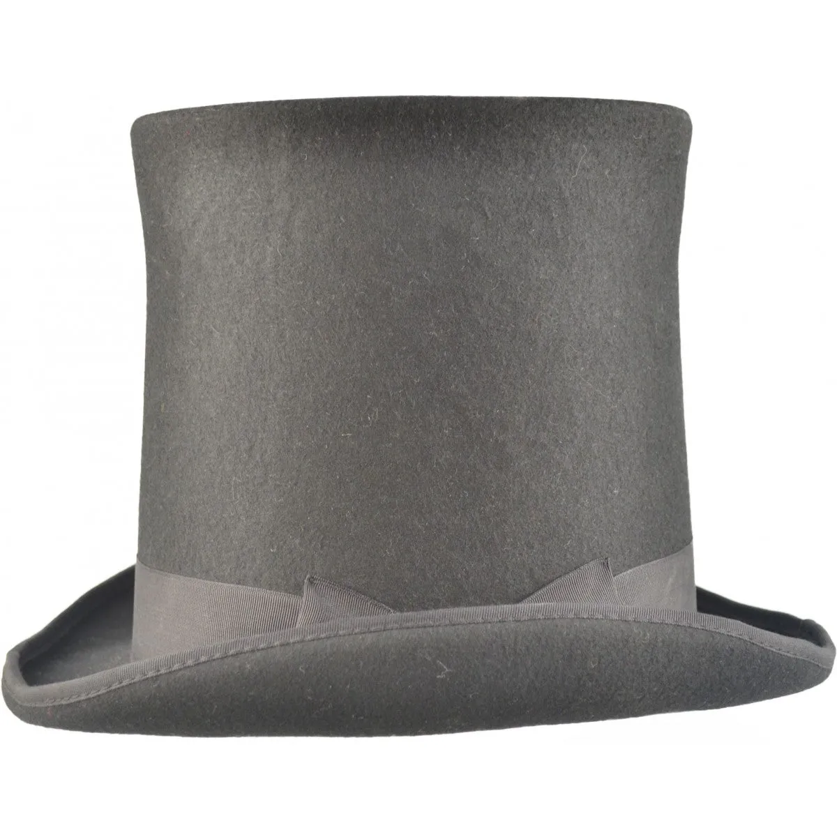 Black Wool Felt Steampunk Stovepipe Hat