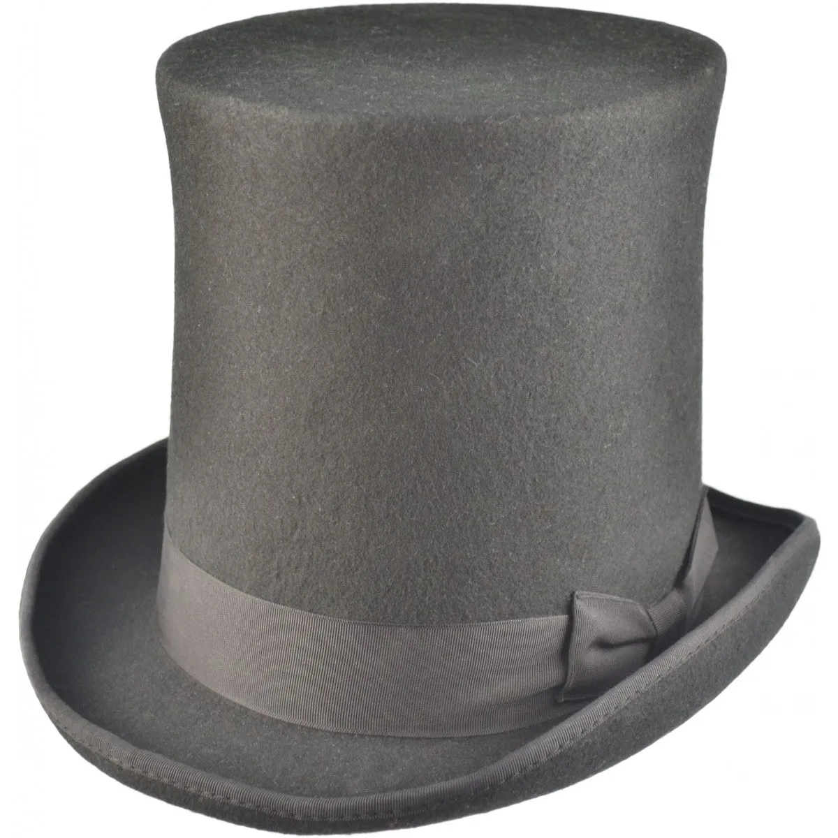 Black Wool Felt Steampunk Stovepipe Hat
