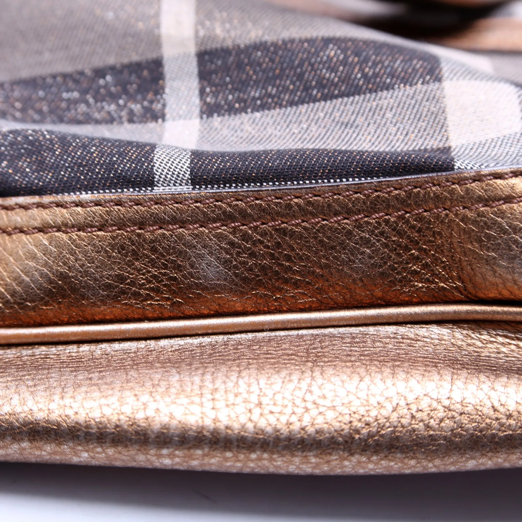 Brooke Hobo Shimmer Check