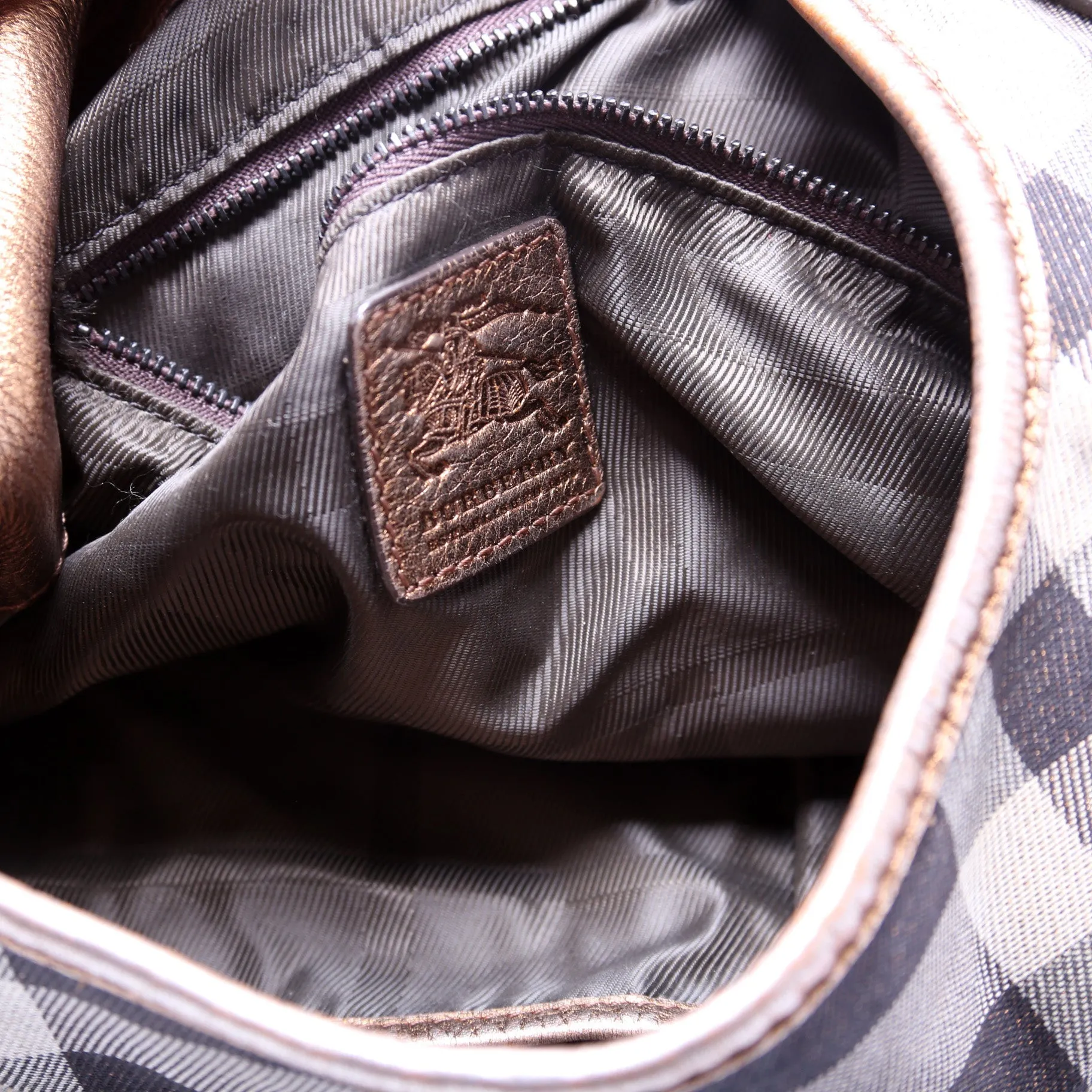 Brooke Hobo Shimmer Check