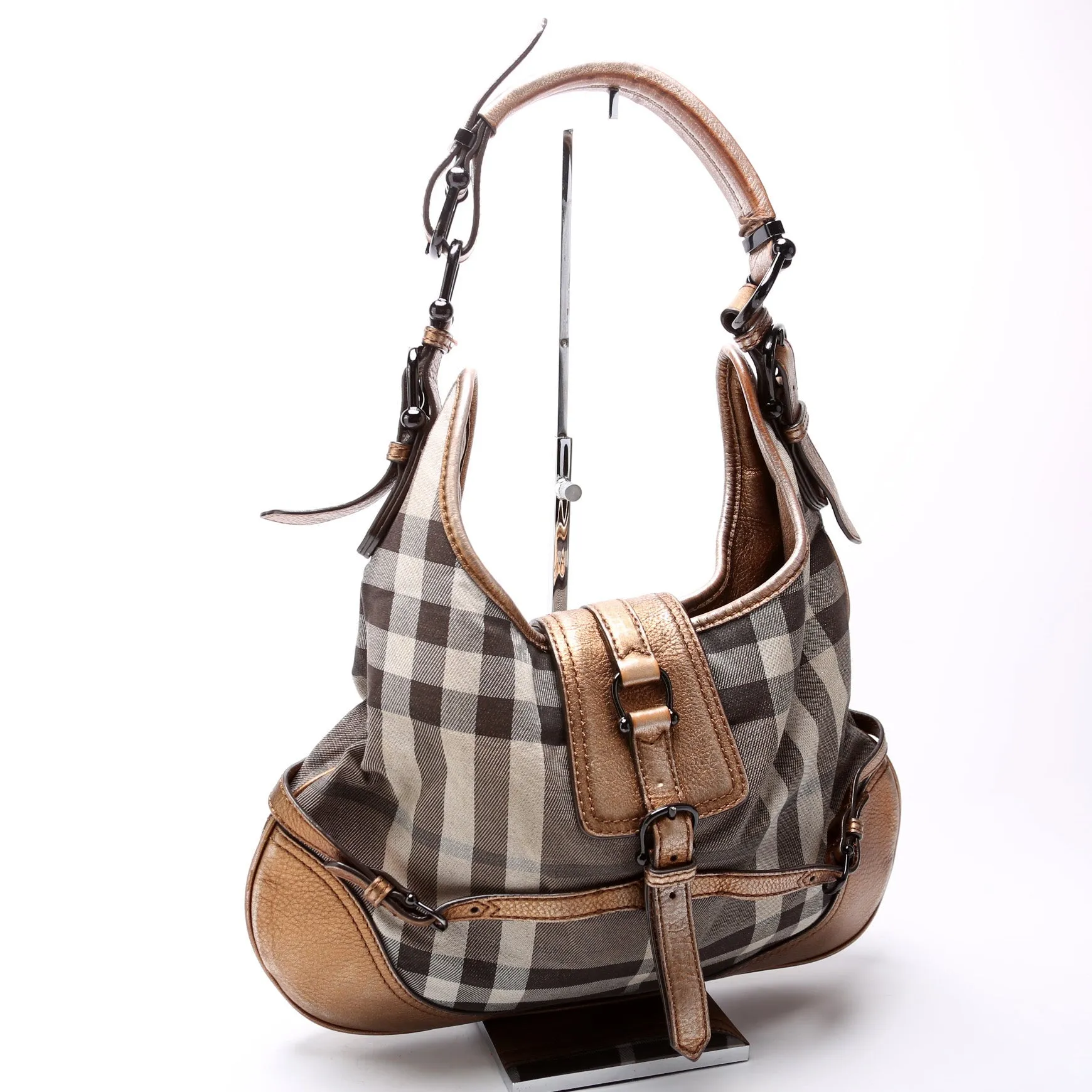 Brooke Hobo Shimmer Check