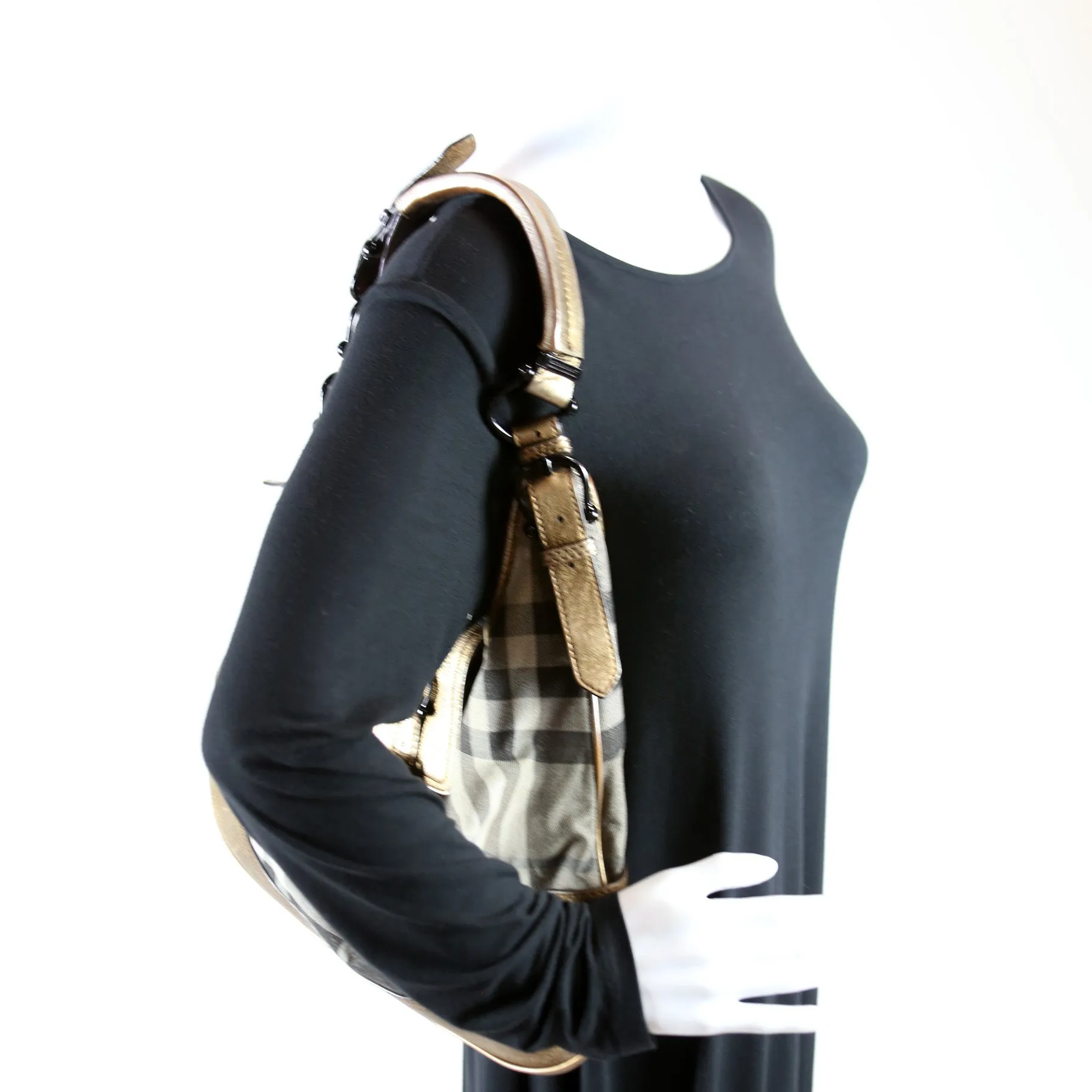 Brooke Hobo Shimmer Check