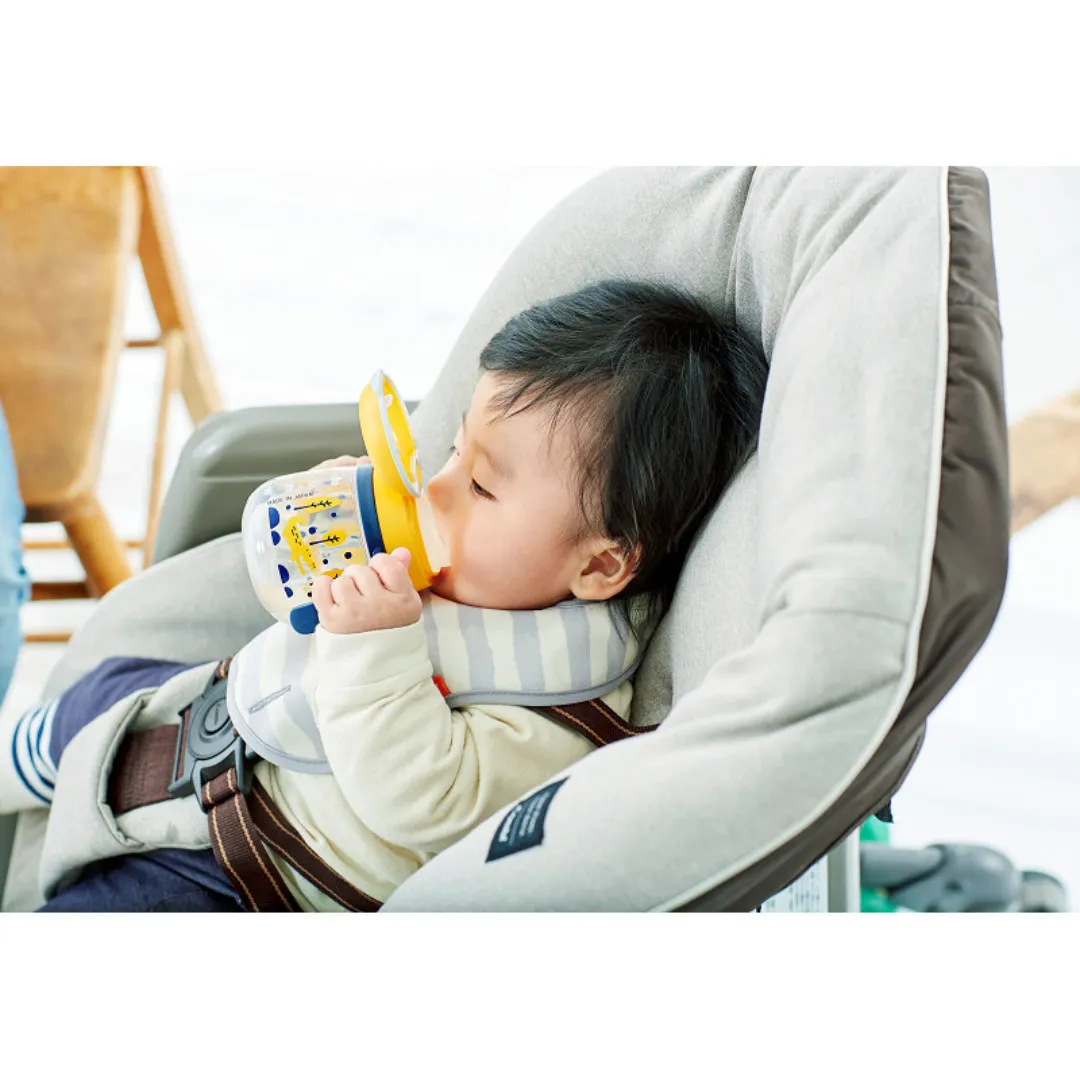 Combi Baby Lakumug Straw 340ml - Yellow (6m )