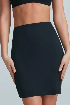Commando Mini Half Slip with Short in Black
