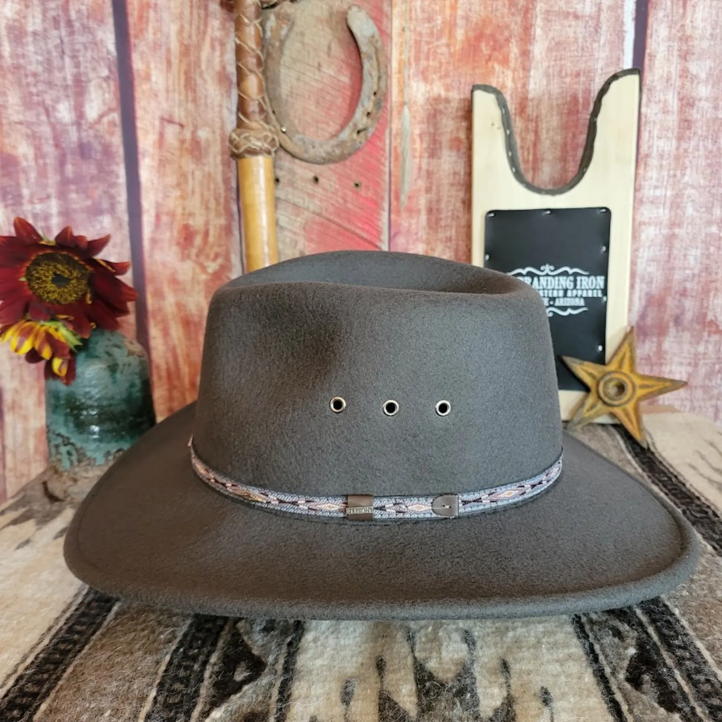 Crushable Wool Hat the Elk Horn by Stetson SWELKH-813285SO