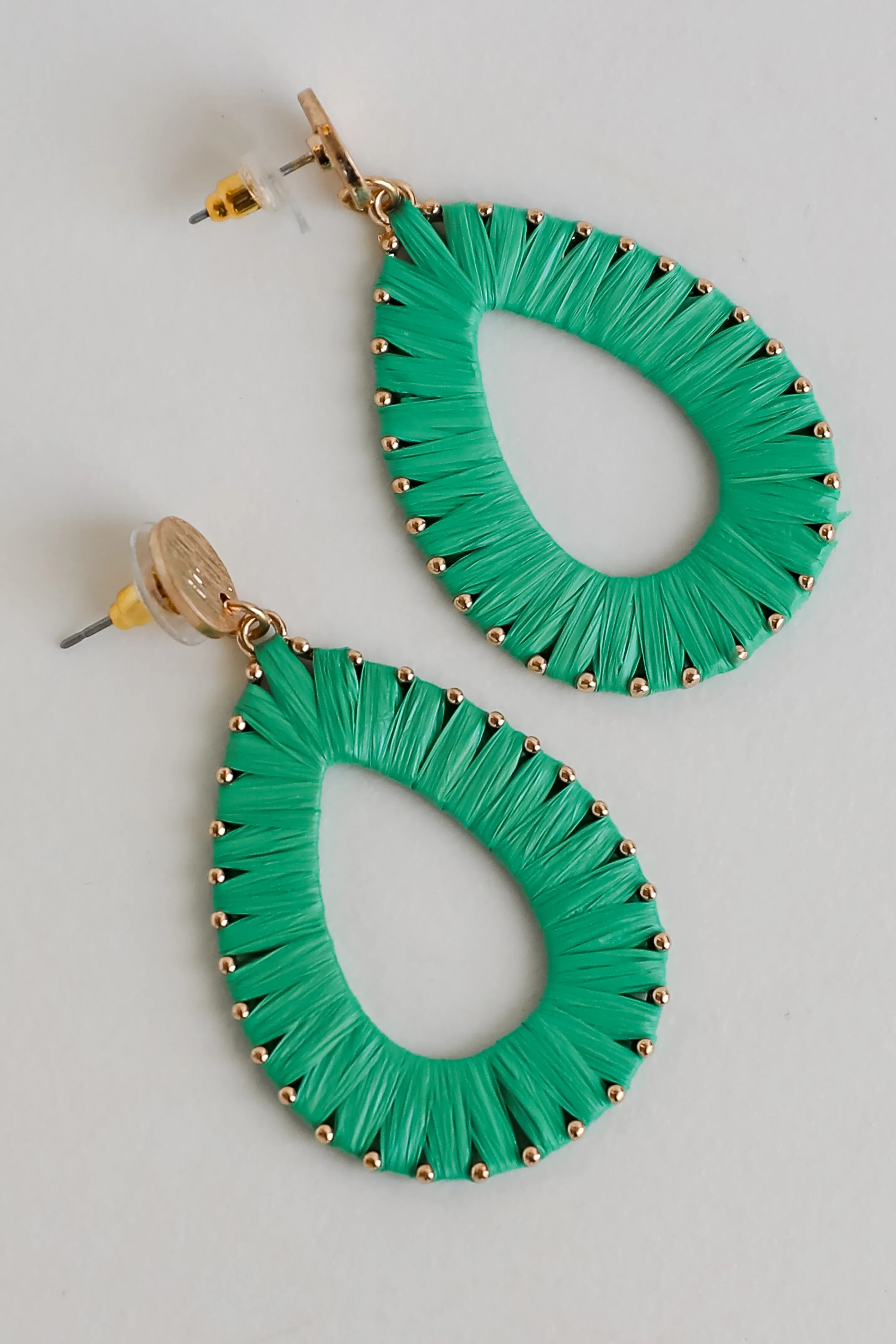 FINAL SALE - Alexa Straw Statement Earrings