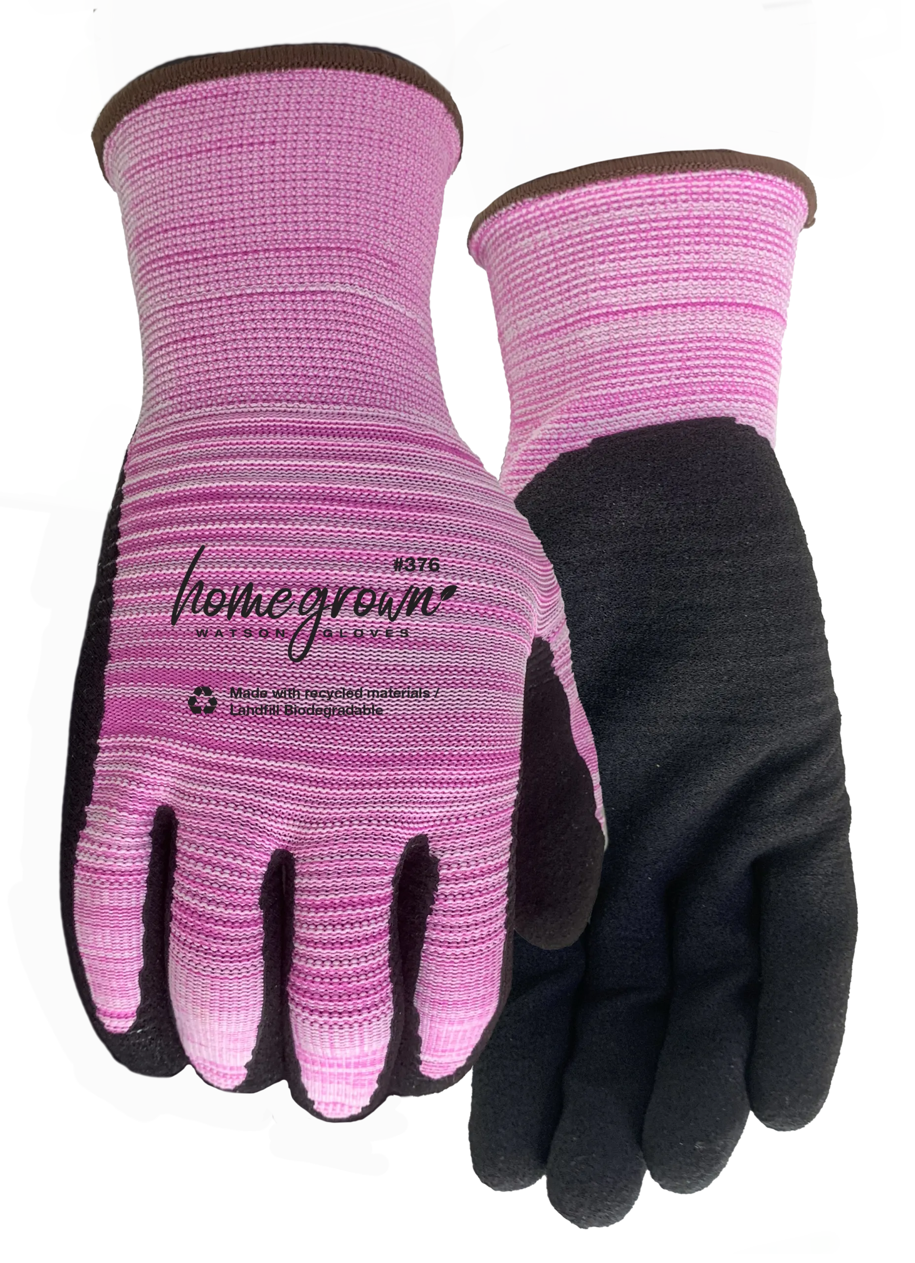 Gardening Gloves- Watson Gloves Rosé Landfill Biodegradable Women's Glove, 376