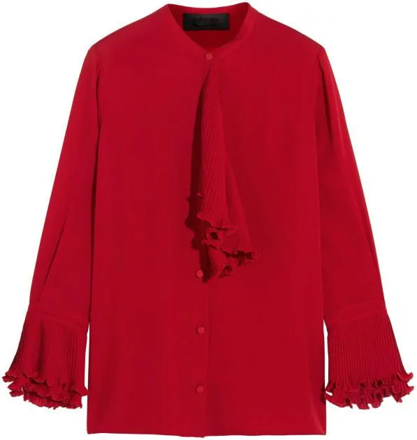 Georgette Ruffled Blouse
