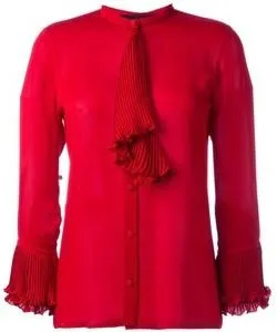 Georgette Ruffled Blouse