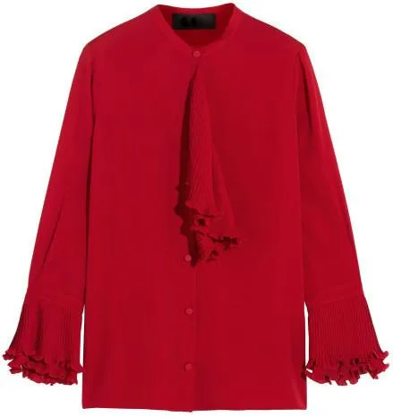 Georgette Ruffled Blouse