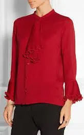 Georgette Ruffled Blouse