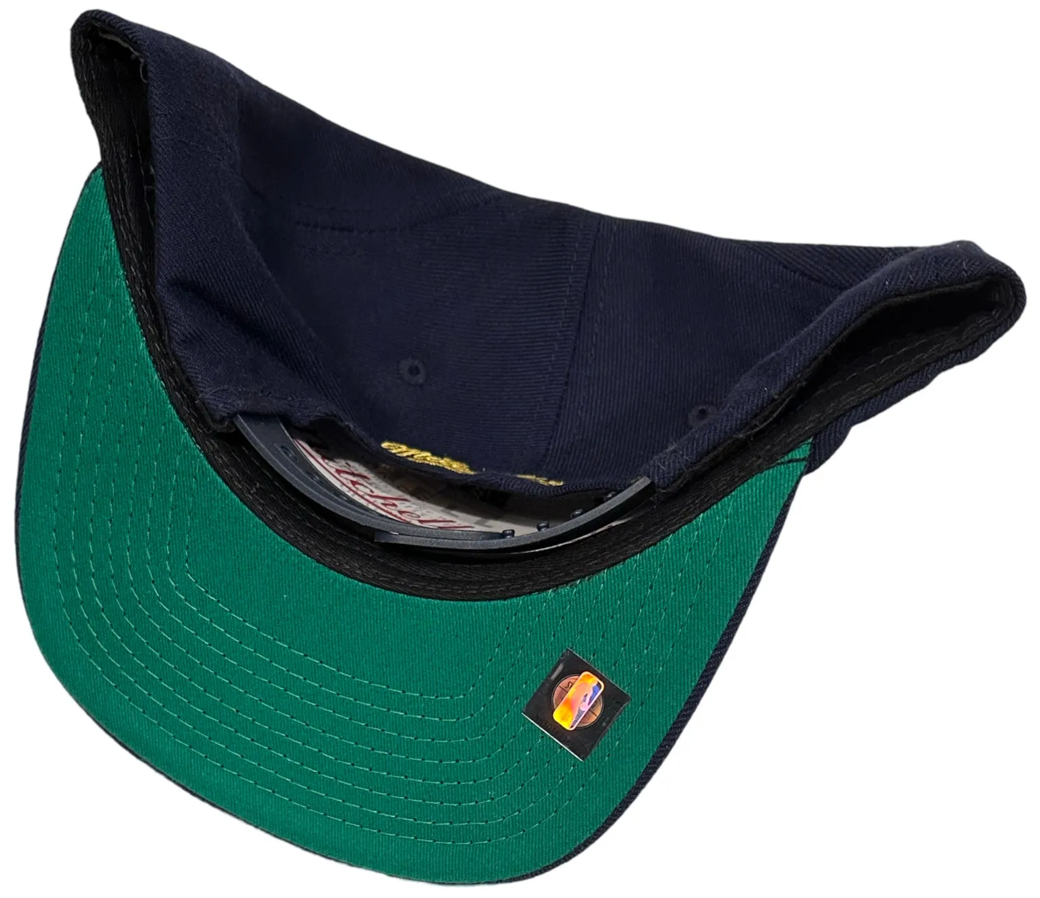 *Golden State Warriors* (Navy) snapback hats by Mitchell & Ness