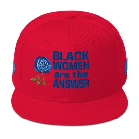 Hats - Black Women Roses