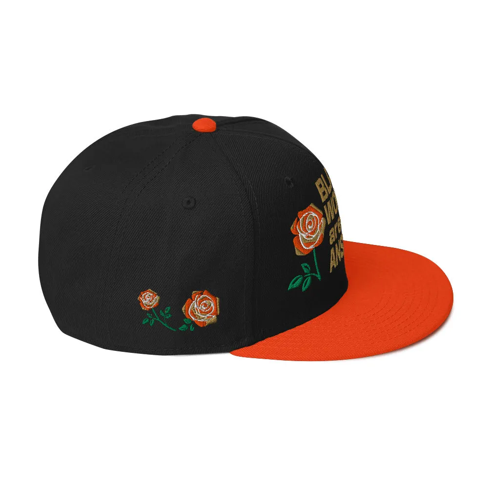 Hats - Black Women Roses