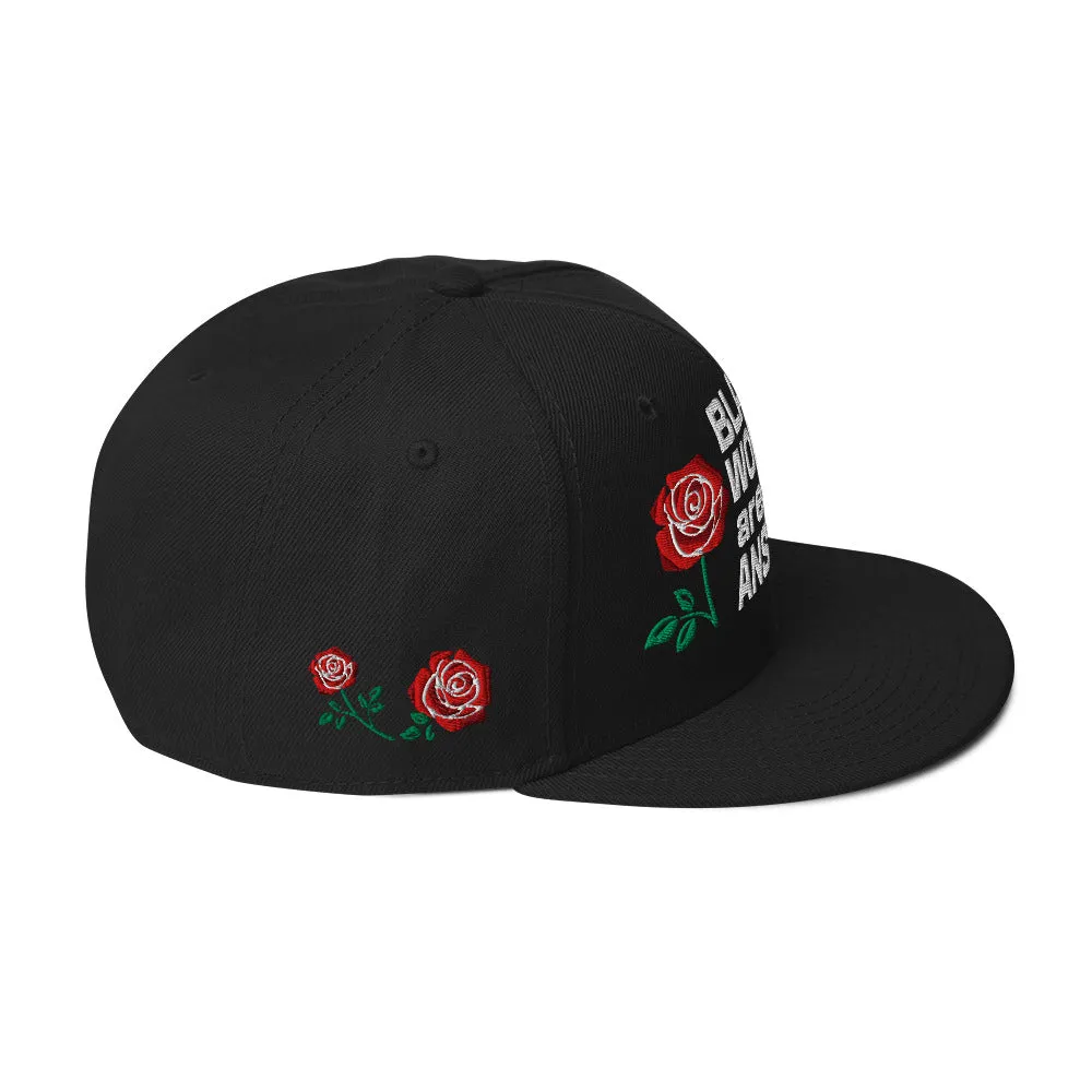 Hats - Black Women Roses