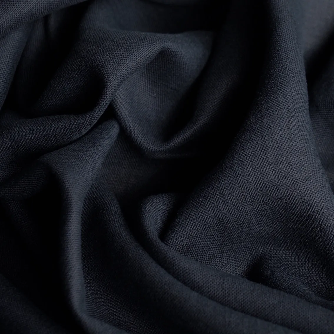 Heavy Navy Linen