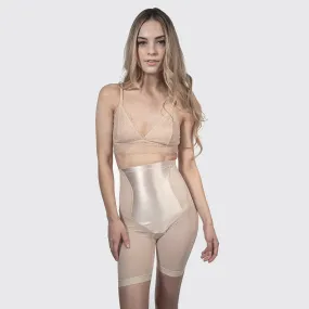 High Waisted Compression Shorts - Nude