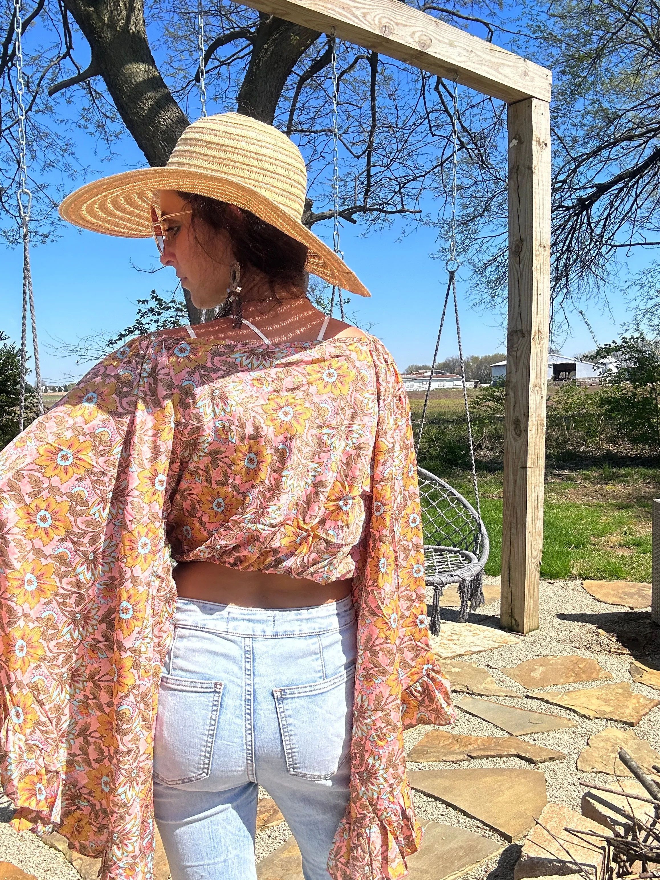 Kauai Getaway Cinch Top - Amelia