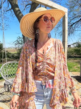 Kauai Getaway Cinch Top - Amelia