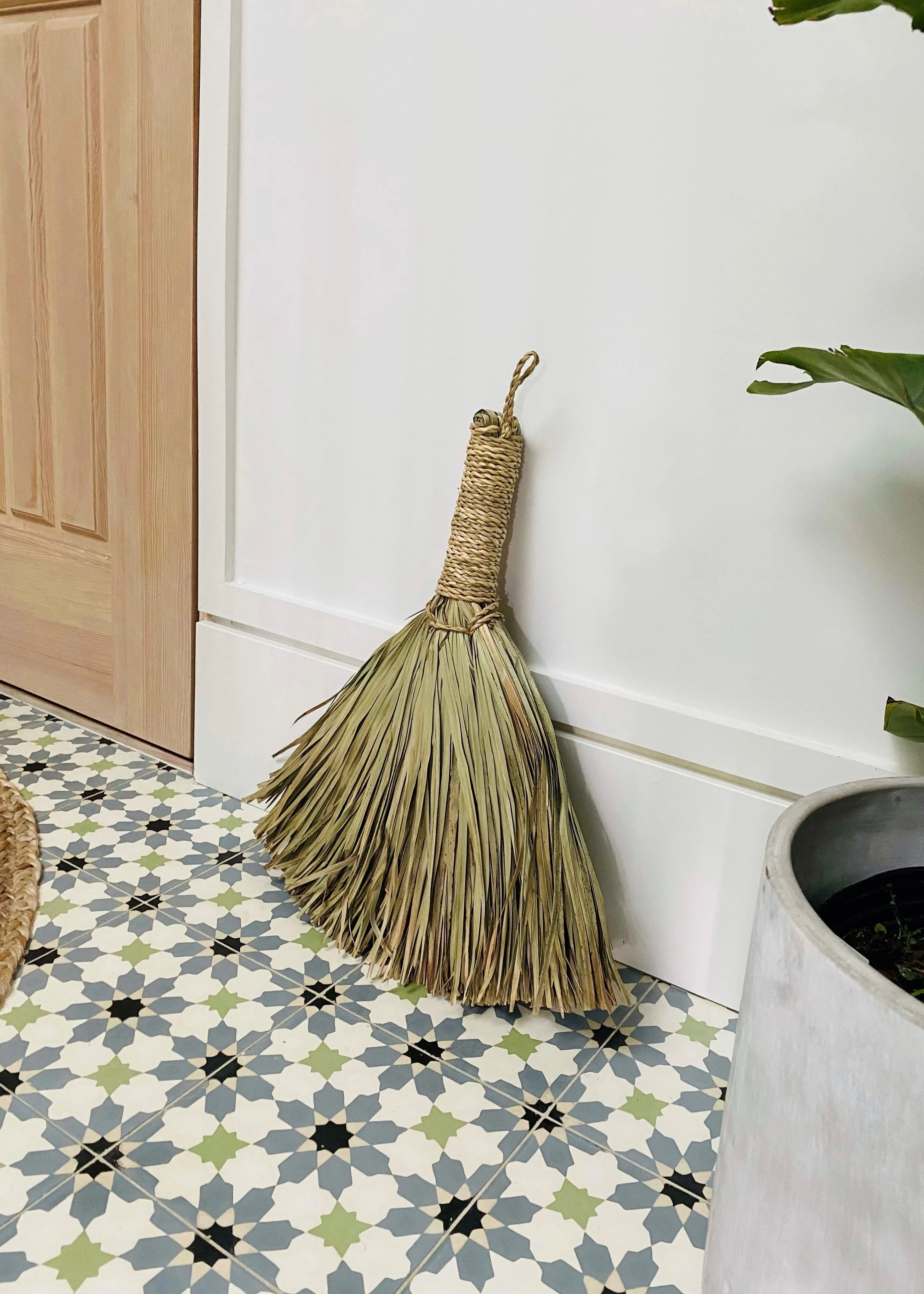 Moroccan Straw Broom