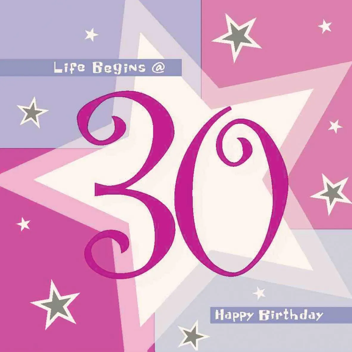 Napkins - 30th Shimmer Pink