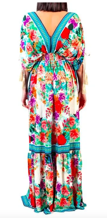 Pre-Order Floral Boho Peasant Dress