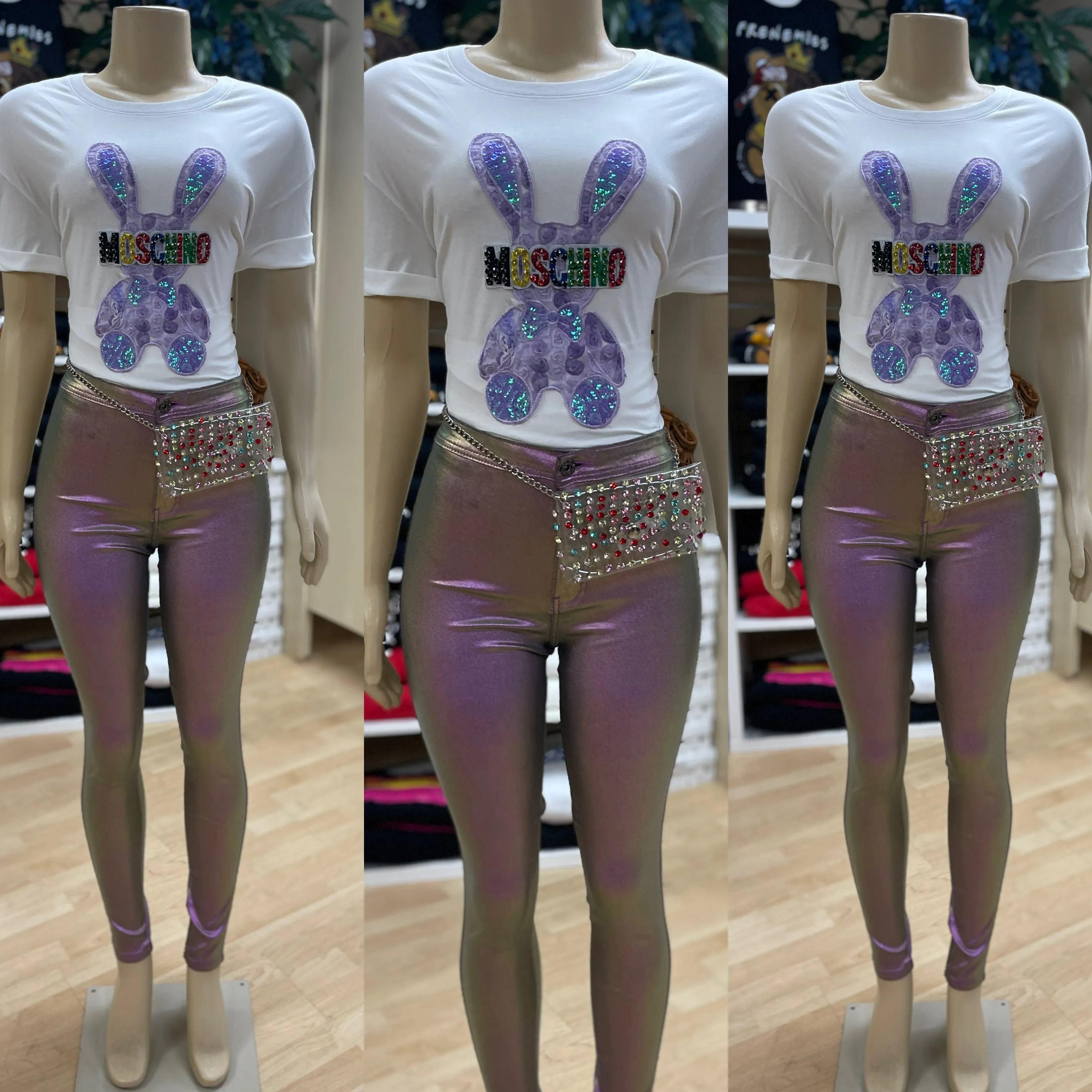 Purple “ Shimmer “ Pants