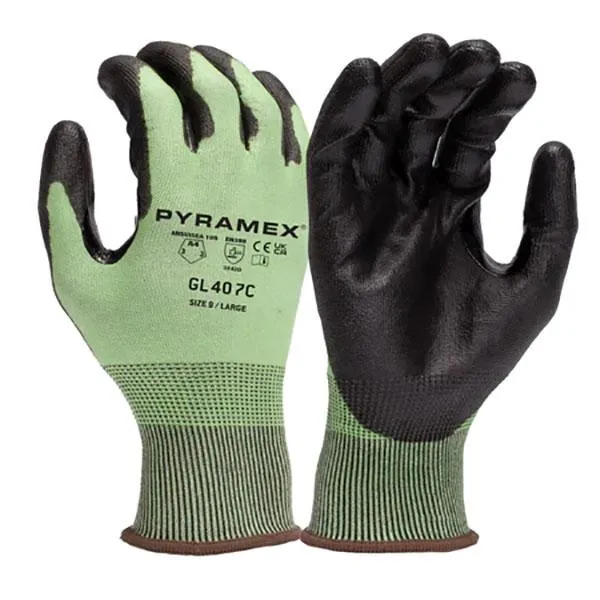 Pyramex Polyurethane A4 Gloves GL407C 12 pairs