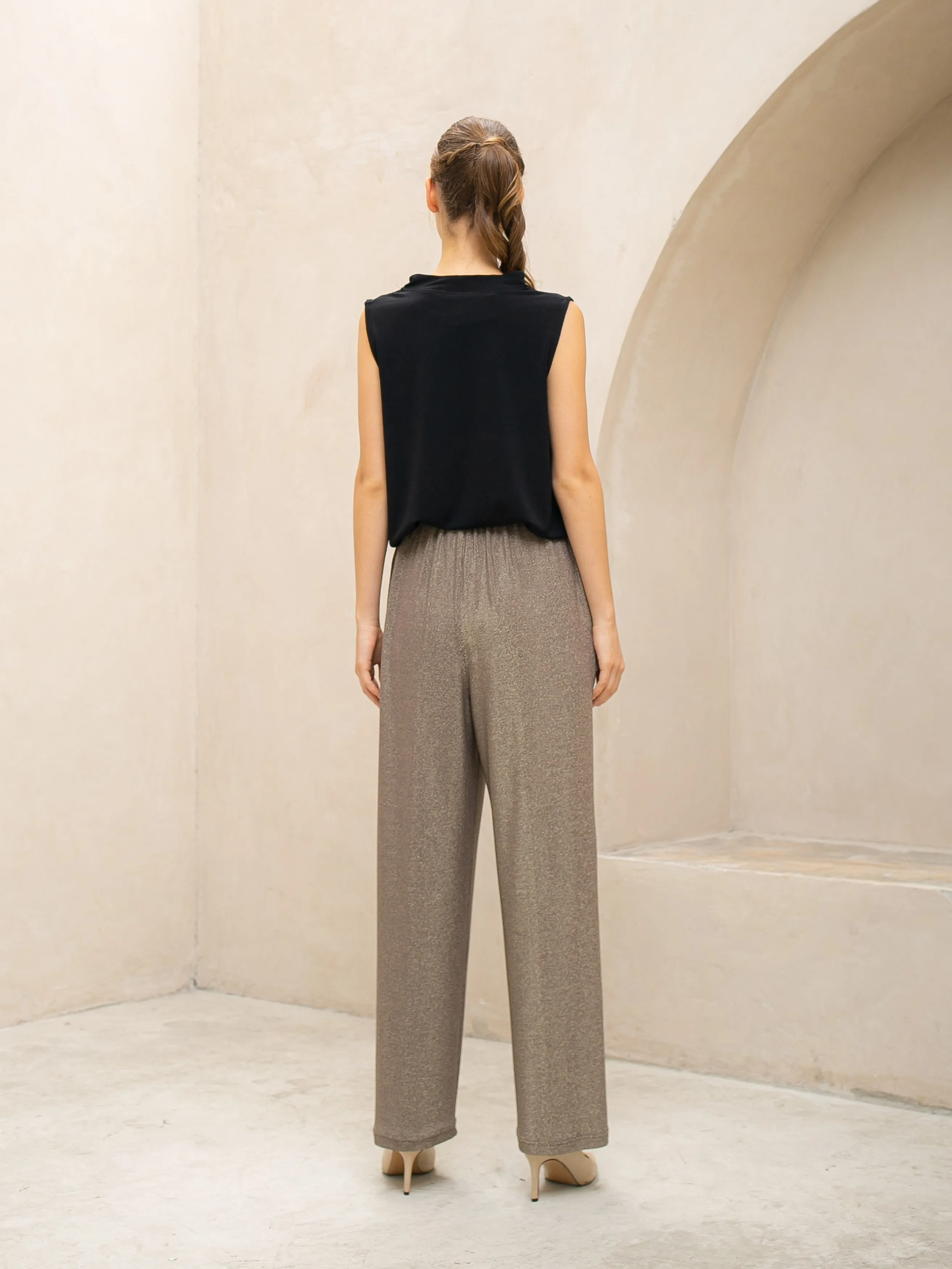 Rivera Pants - Shimmer Bronze