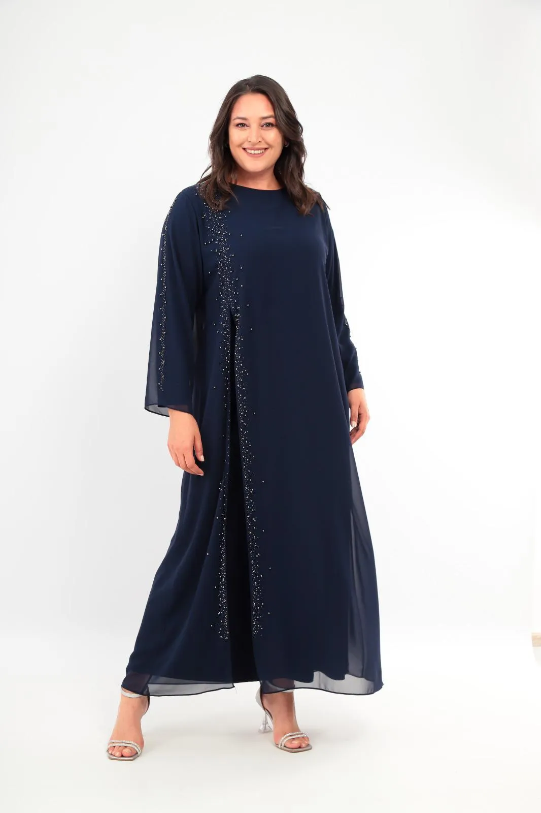 Sequin Flowy Abaya