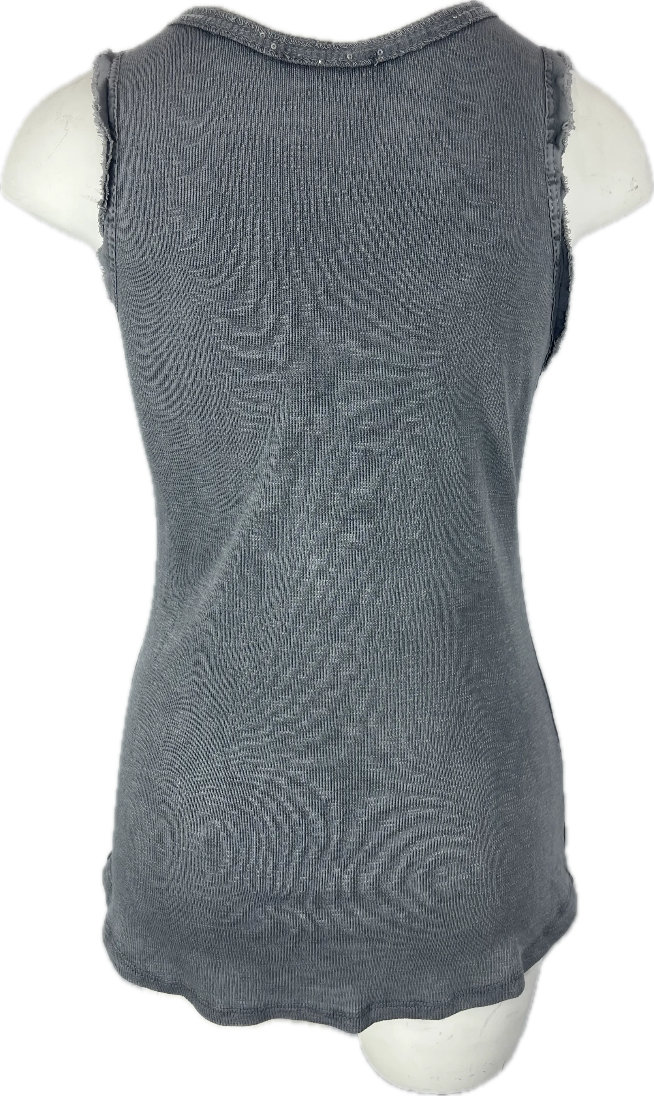 Sequin V-Neck Tank Tops