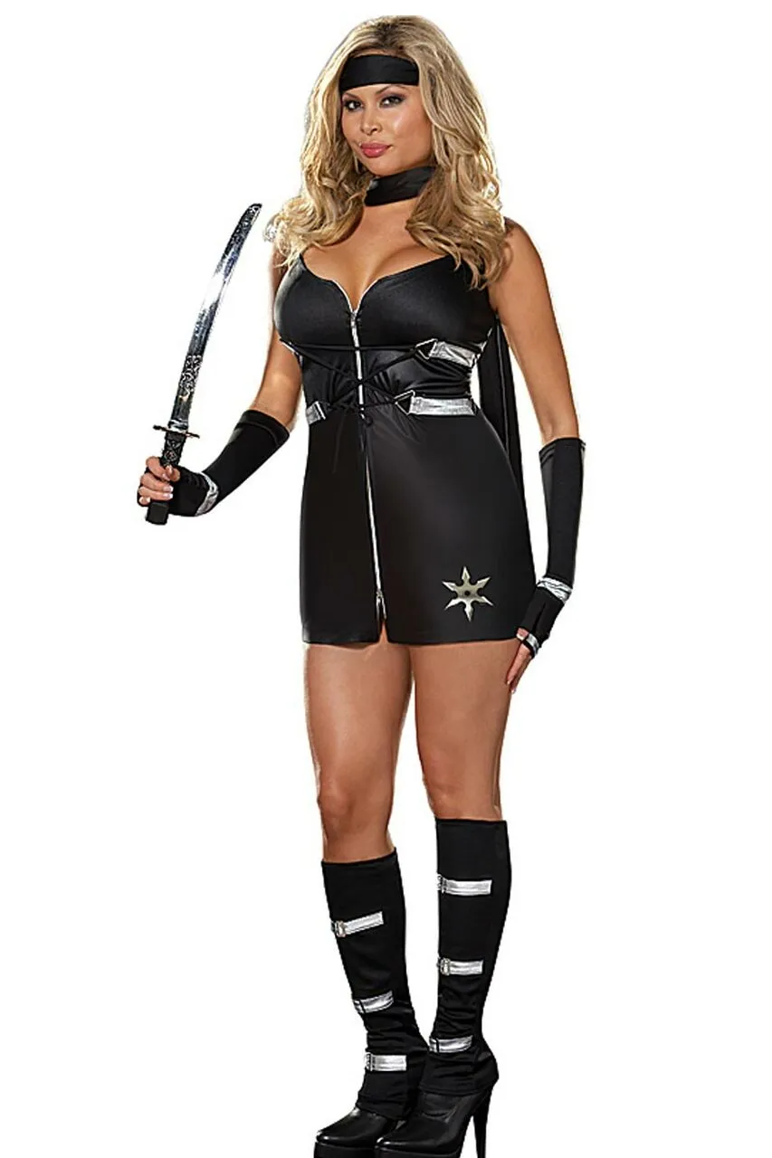 Sexy Curvy Ninja Star Costume