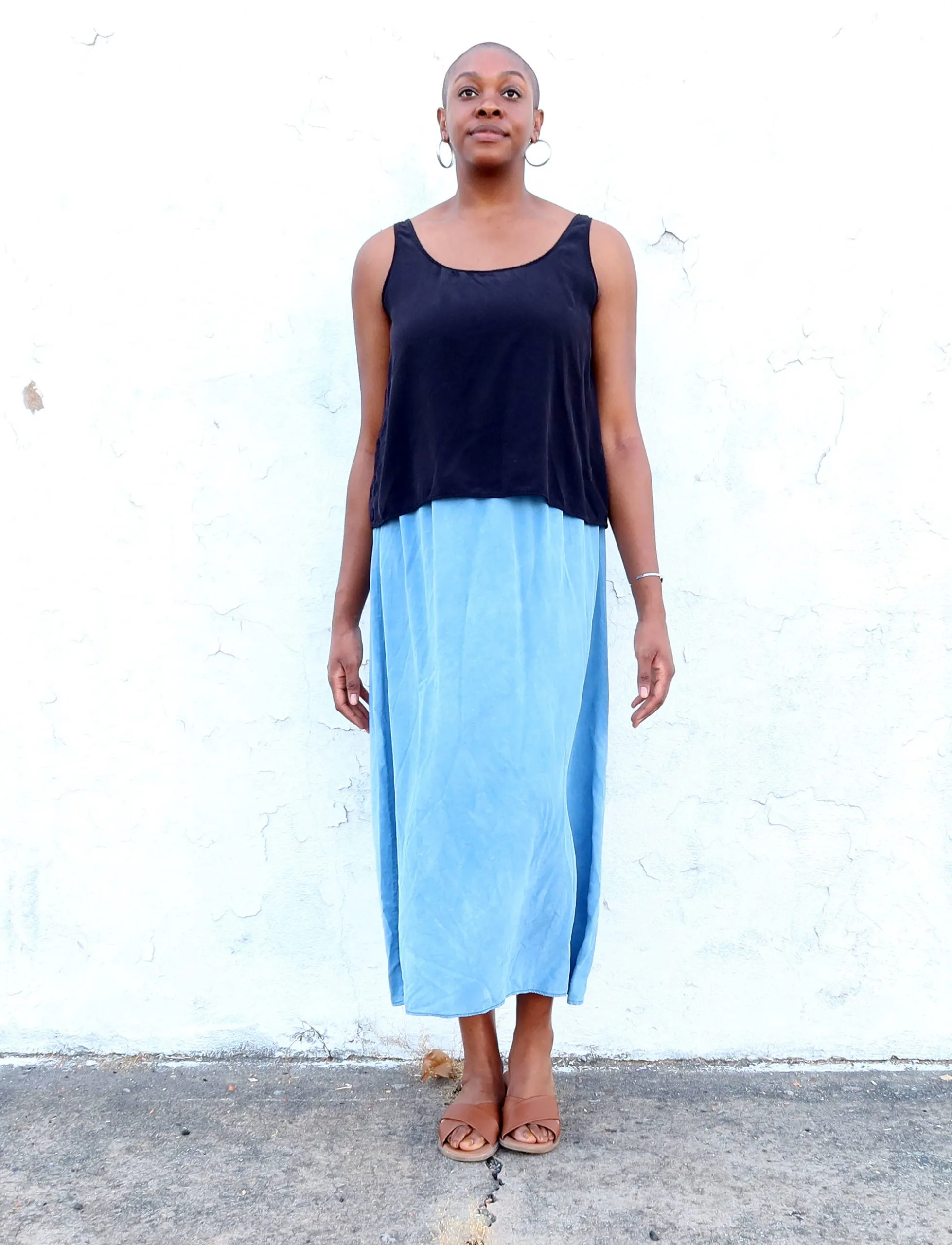 Silk Everyday Long Skirt
