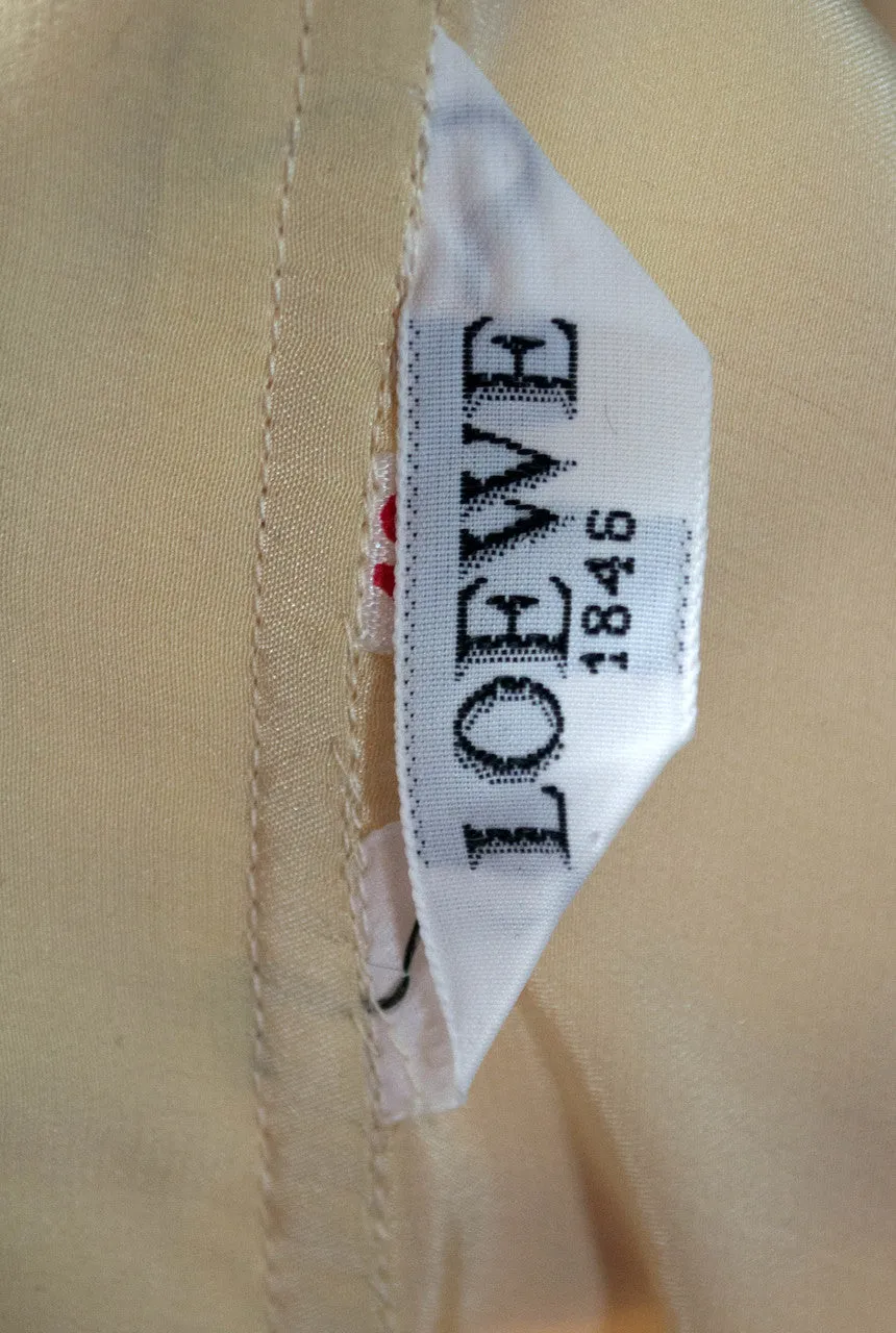 Silk vintage Loewe blouse with ruffled sash SOLD