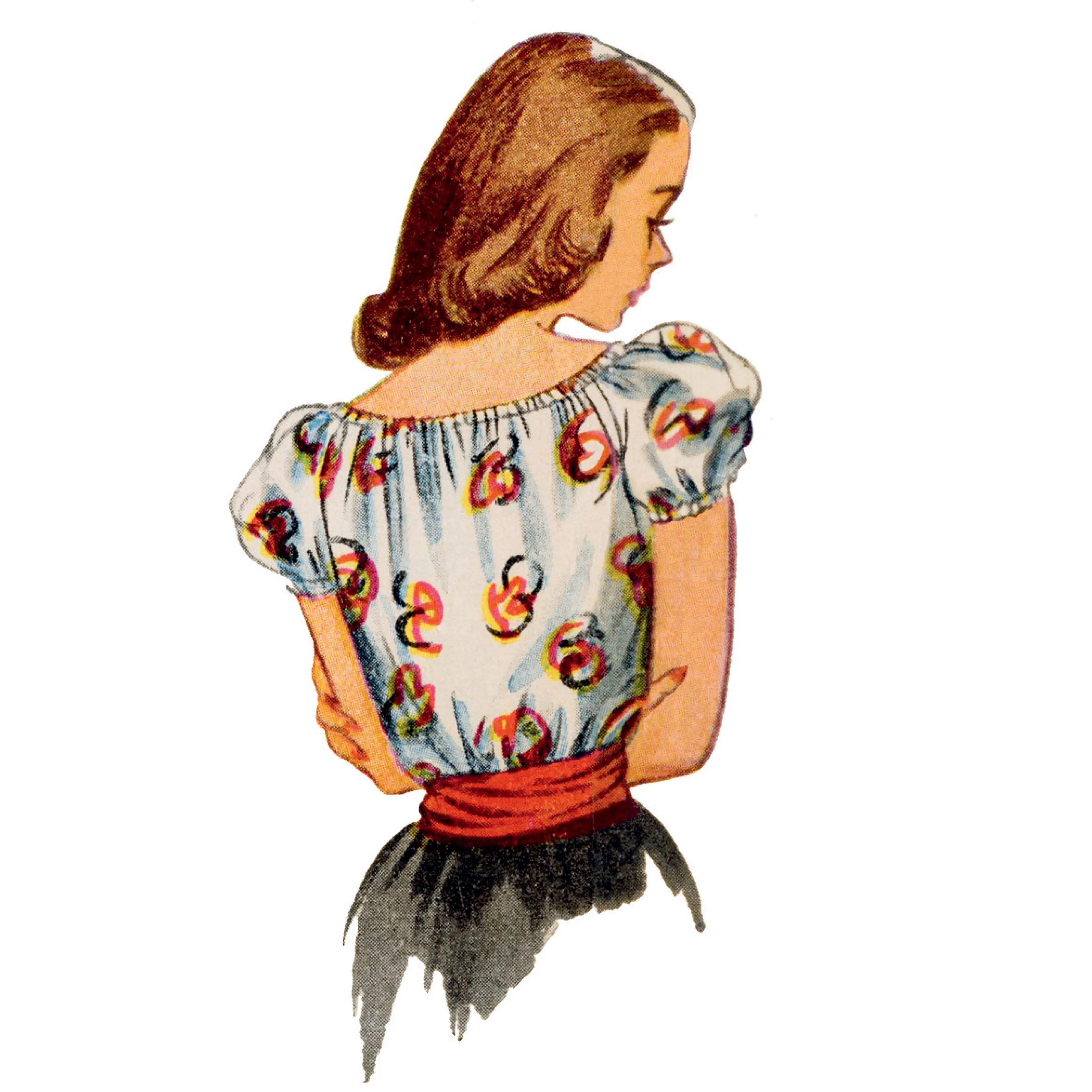 Simplicity 9538 Vintage Forties Blouses pattern