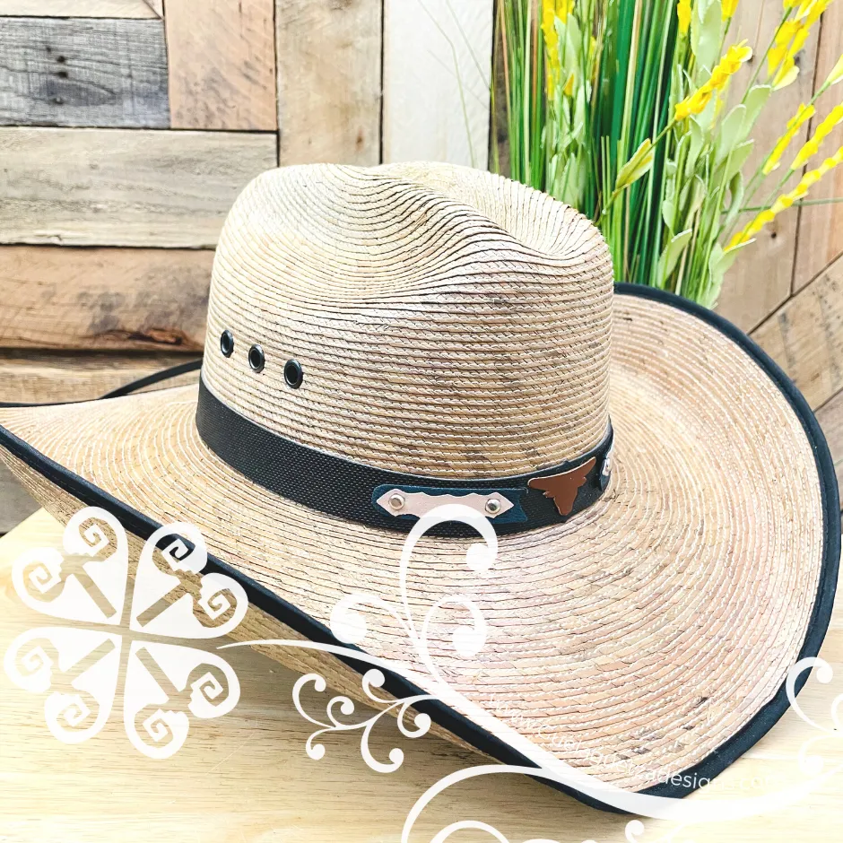 Soft Brown Cowboy Straw Hat - Sombrero de Palma