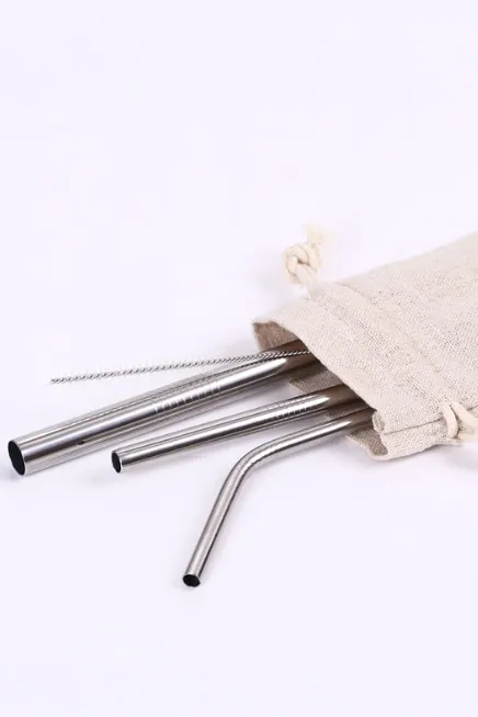 Stainless Steel Straw Set