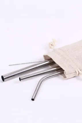 Stainless Steel Straw Set