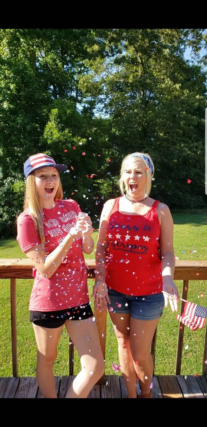 Stars and Stripes Red Tank
