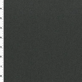 Stone Gray Textured Knit Jacketing Fabric