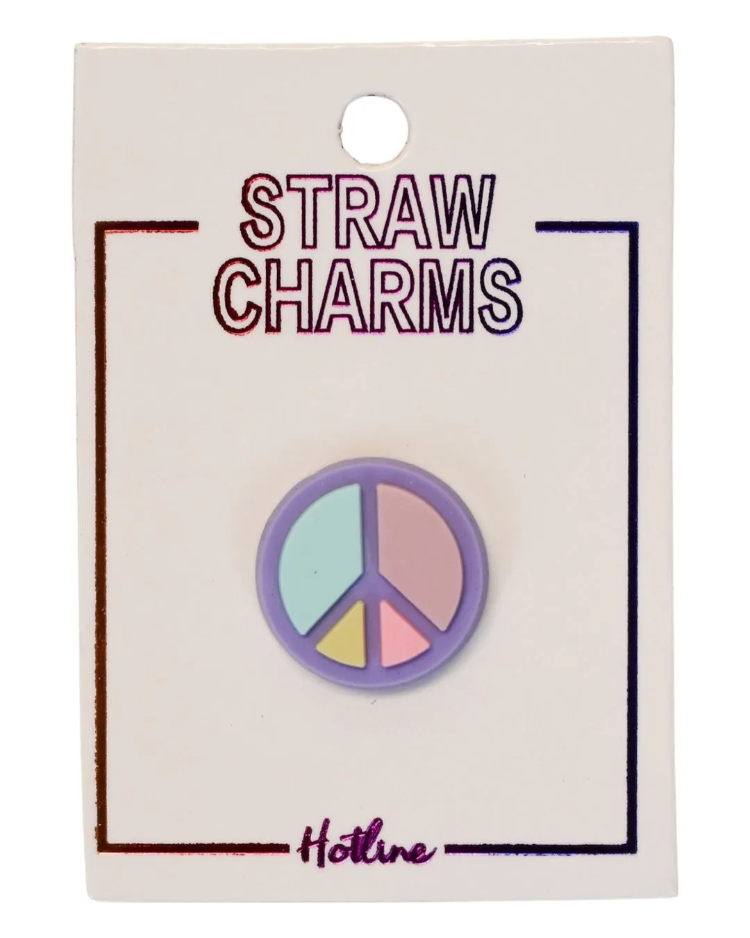 Straw Charms (Peace & Love)