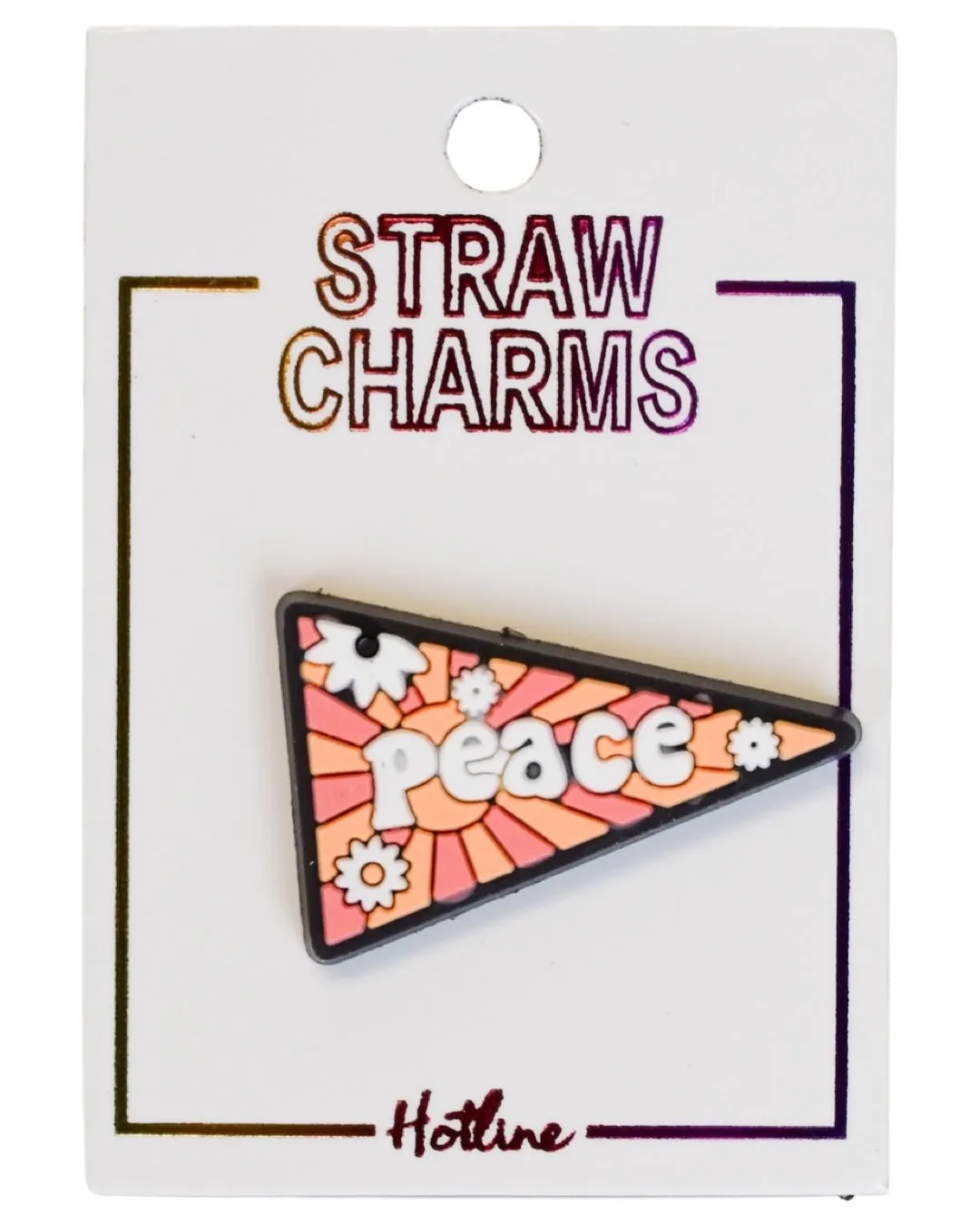 Straw Charms (Peace & Love)