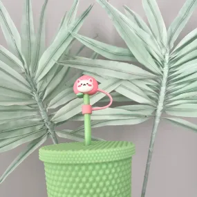 Straw Cover Peachy Cat