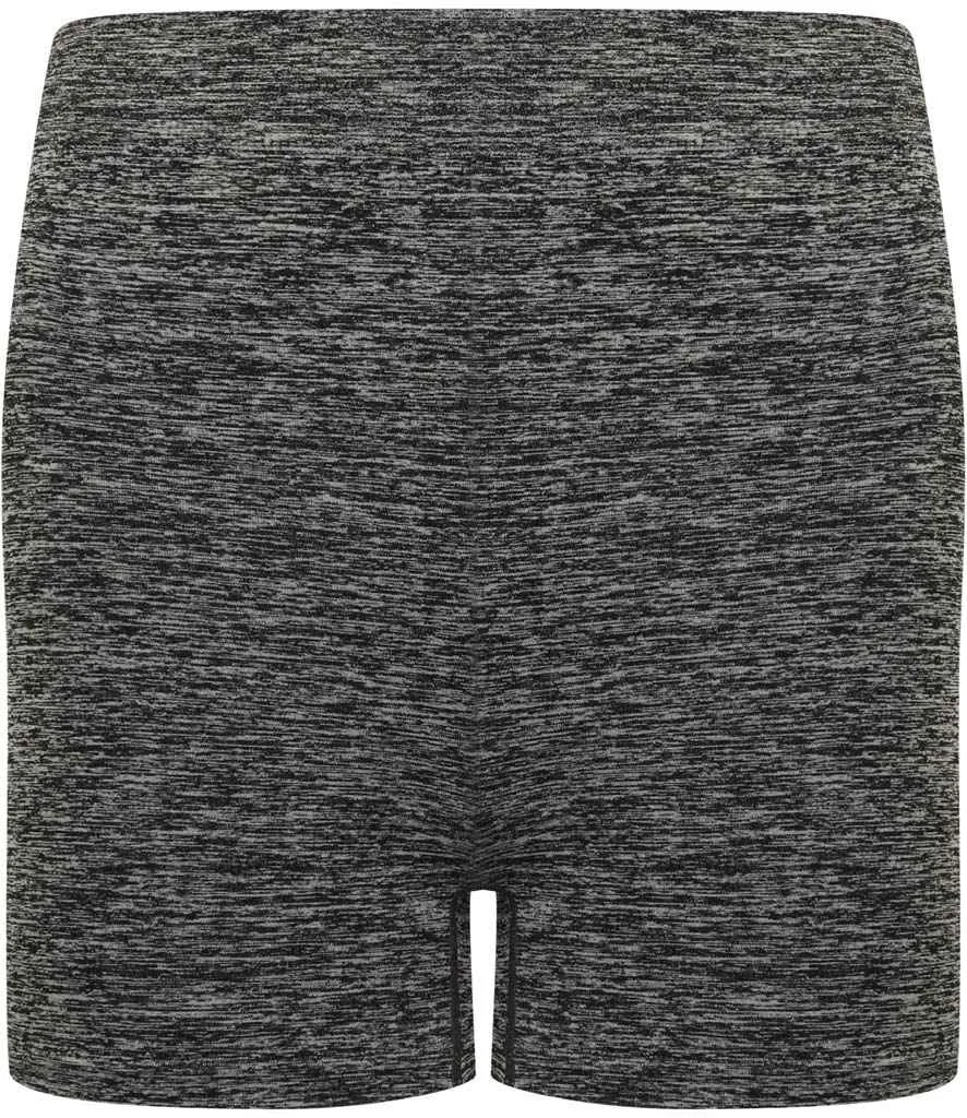 Tombo Ladies Seamless Shorts | Dark Grey Marl